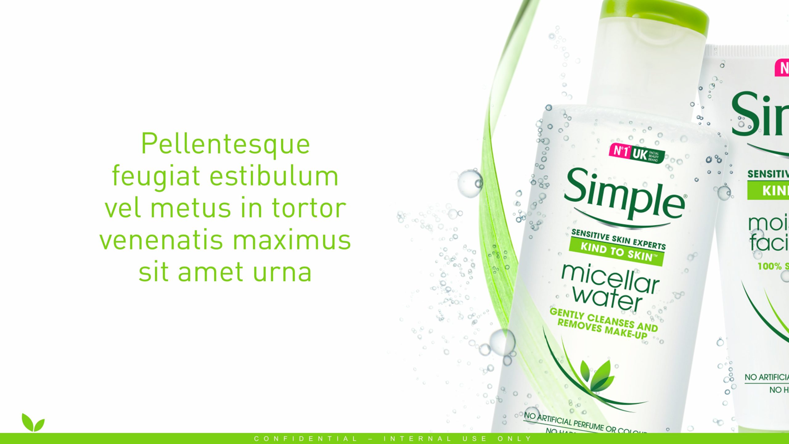 Simple unilever skincare slide 2